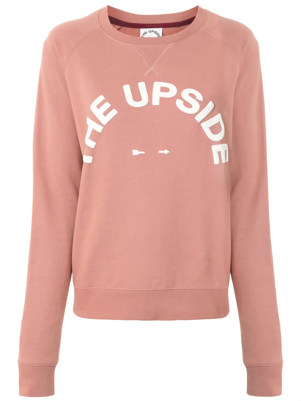 The Upside Sweatshirt mit Logo-Print - Rosa