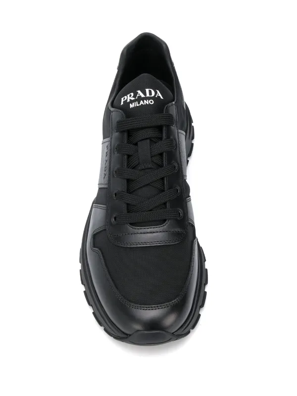 prada panelled low top sneakers