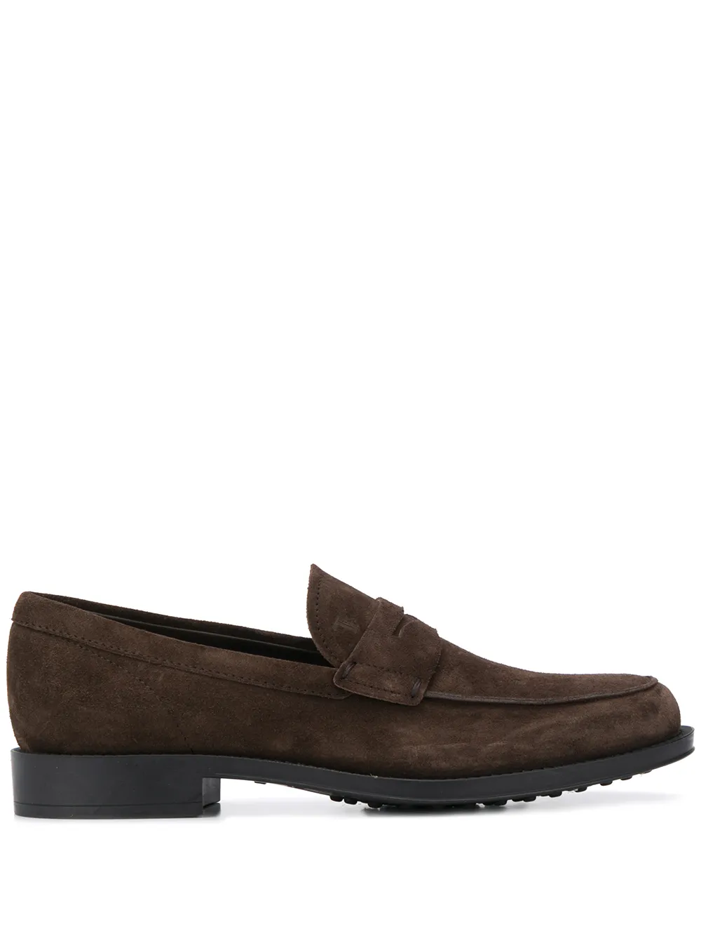 Tod's leather loafers Brown