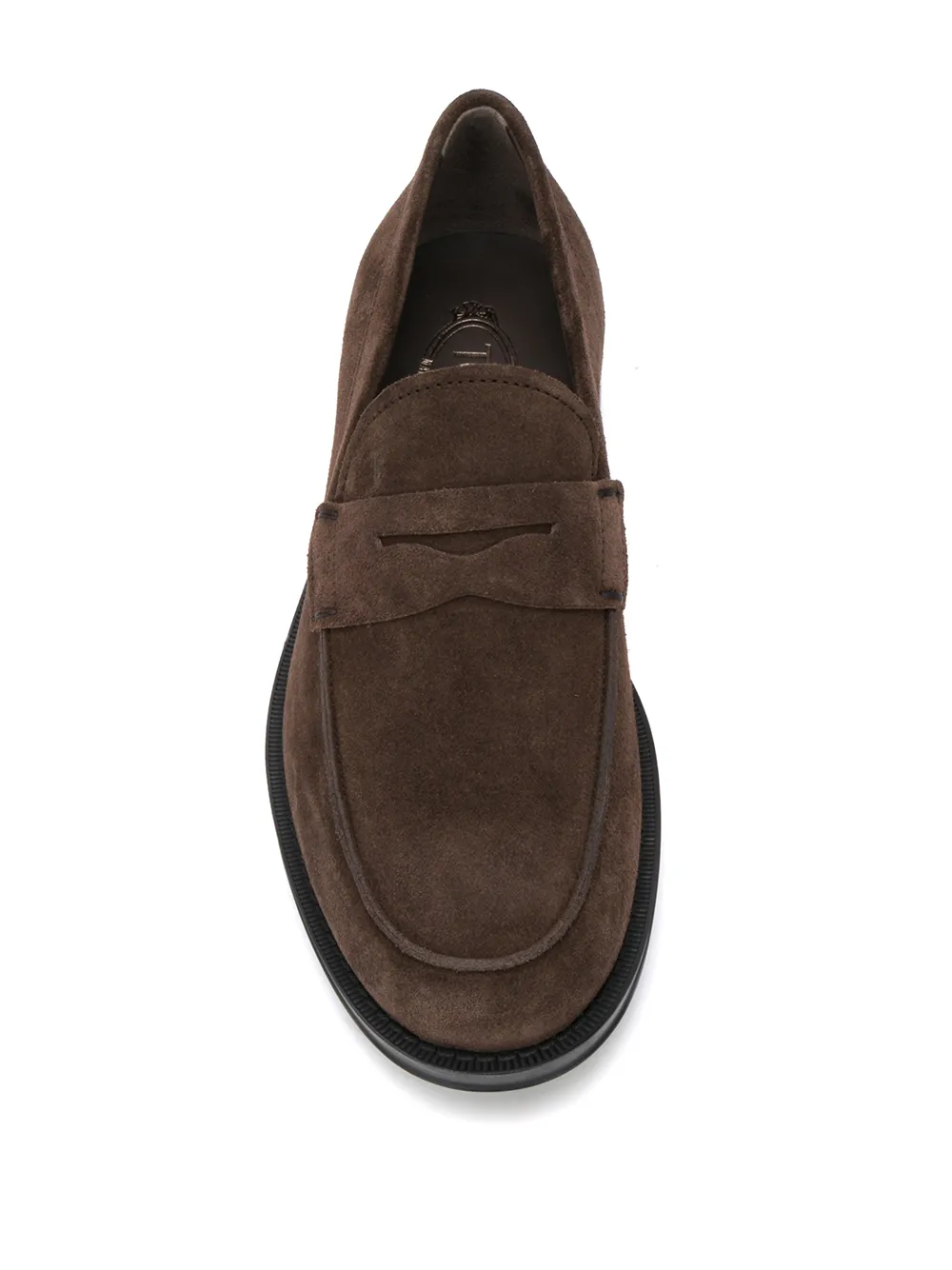 Tod's leather loafers Brown