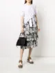 Image 2 of See by Chloé geometric print midi skirt