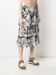 See by Chloé geometric print midi skirt