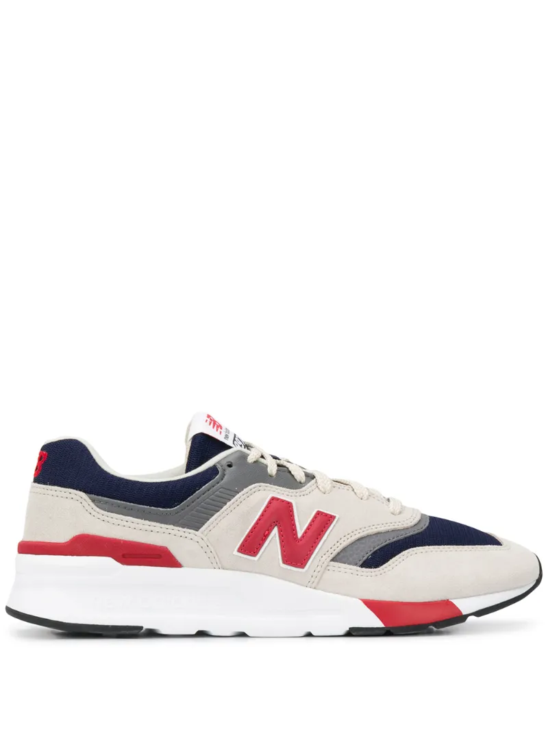 New Balance – colour blocked low top sneakers – men – Leather/Polyester/Rubber – 42, 43, 44, 45, 46.5 – NEUTRALS