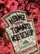 Anya Hindmarch حقيبة عملية صغيرة بطبعة ketchup