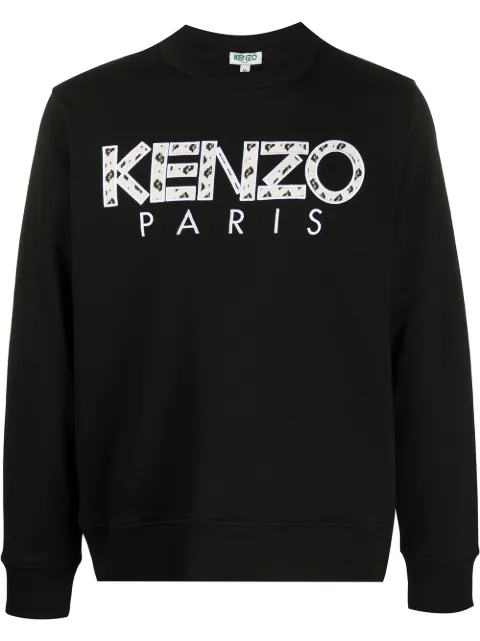 Kenzo Fishnet embroidered logo sweatshirt