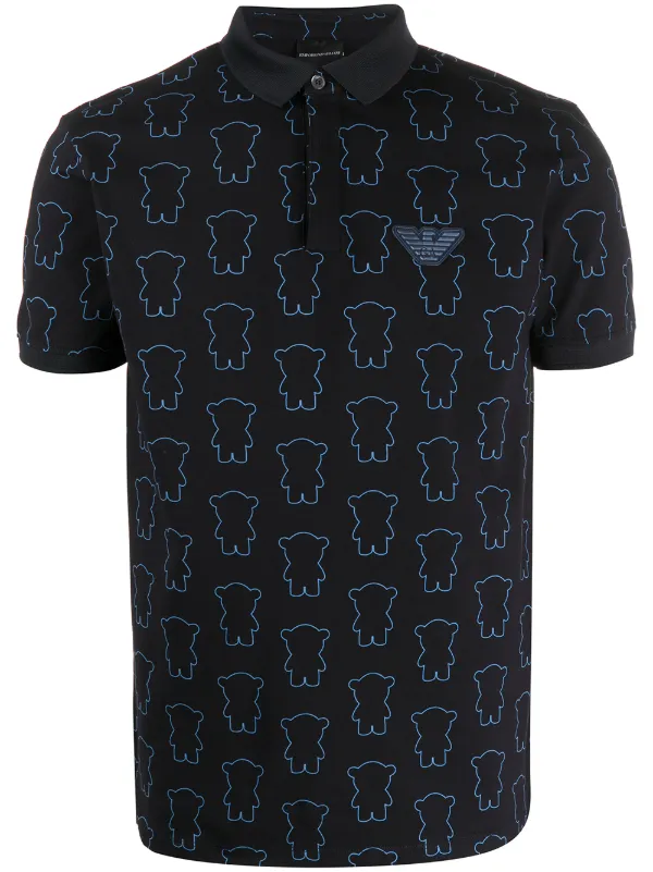 armani all over print t shirt