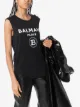 Image 2 of Balmain logo print tank top