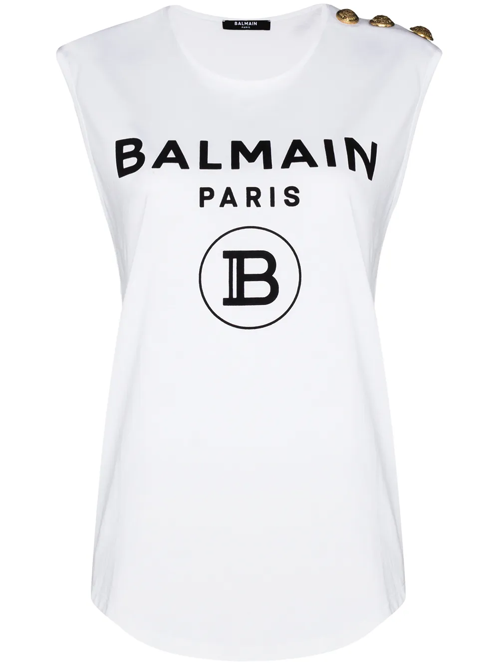 фото Balmain топ с логотипом