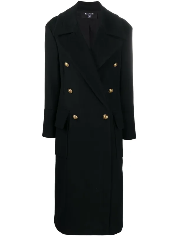 Balmain overcoat Outlet