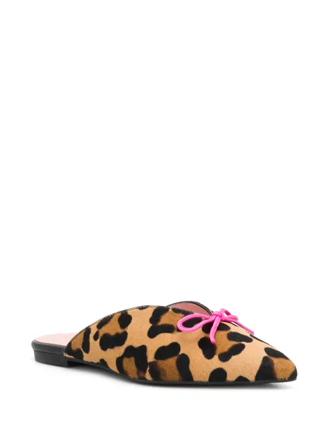 pretty ballerina leopard flats