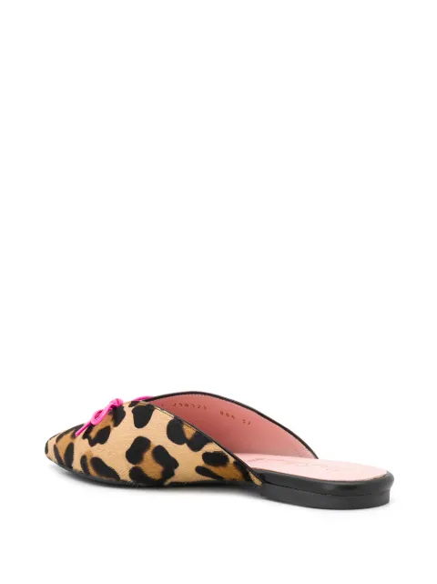pretty ballerina leopard flats