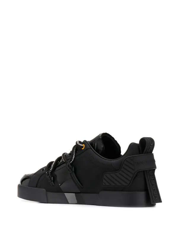 スニーカー Dolce&Gabbana PORTOFINO SNEAKERS WITH LACE DETAIL Dolce & Gabbana Portofino Sneakers | Black | FARFETCH PL