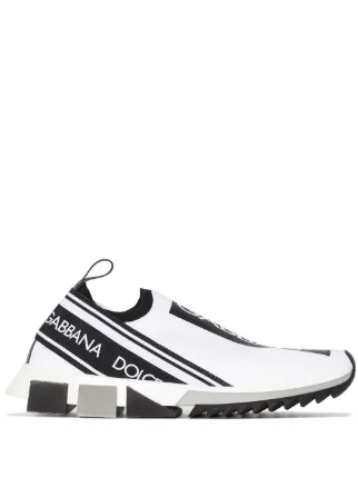 Dolce Gabbana Sorrento Classic Knit Sneakers White FARFETCH AO