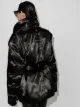 Balmain tie-waist padded jacket