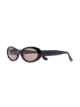 Image 2 of DMY BY DMY Valentina oval-frame sunglasses