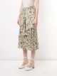 Proenza Schouler abstract-print layered midi skirt