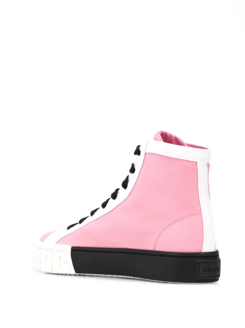 pink prada high tops