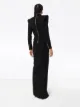 Balmain button-embellished maxi dress