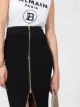 Balmain high-waisted zip pencil skirt