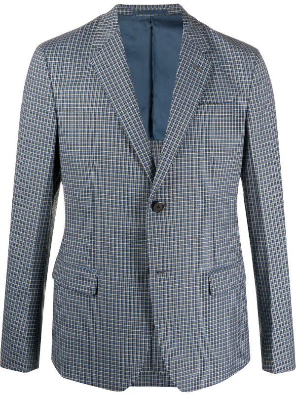 ジャケット PRADA GLENCHECK BLAZER 14949202_24629868_600.jpg