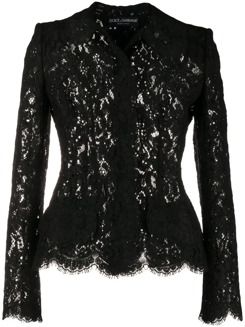 dolce and gabbana lace top