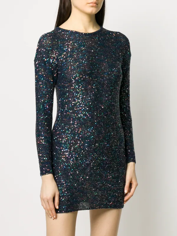 saint laurent sequin dress