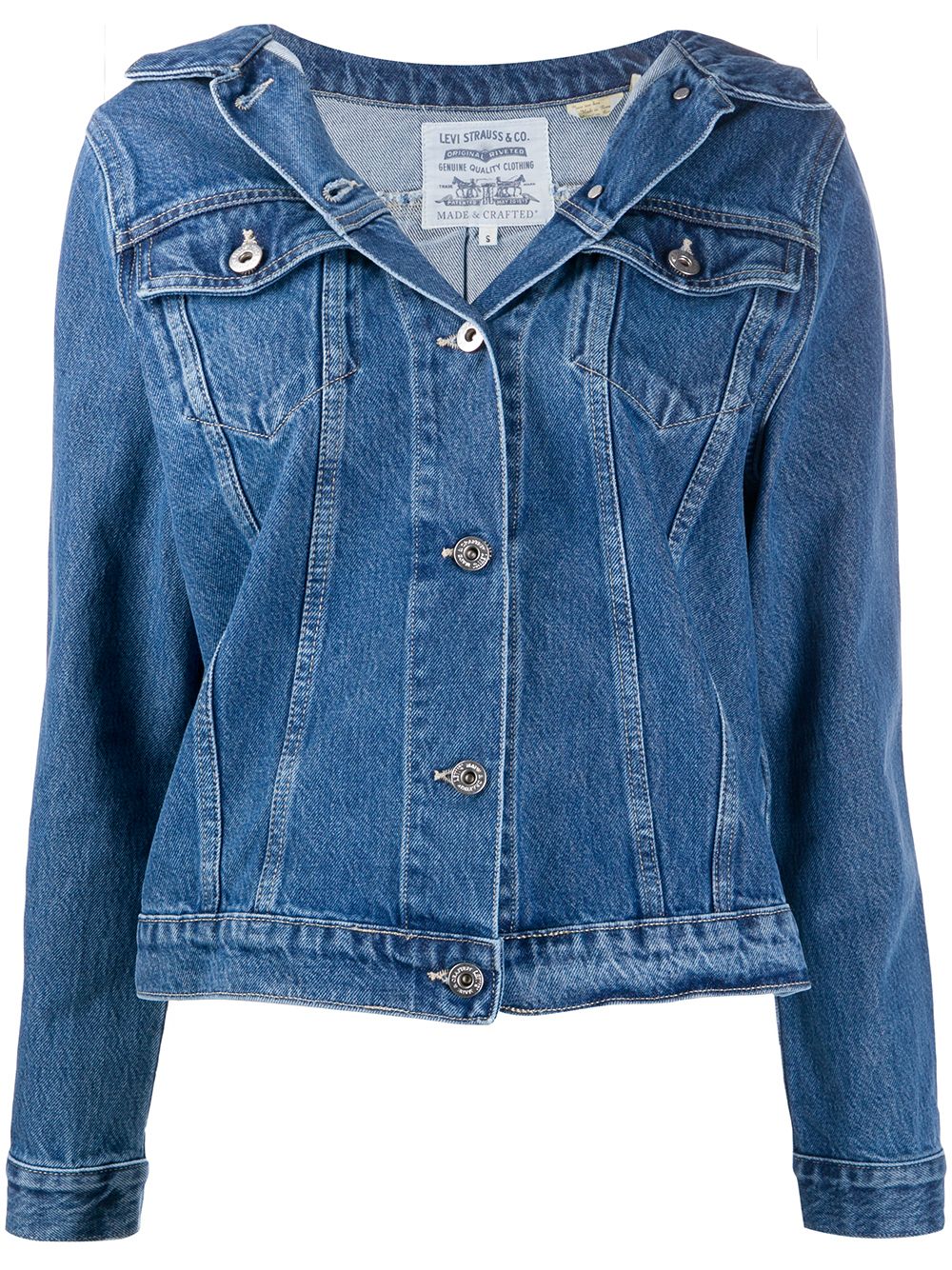 фото Levi's: made & crafted off-shoulder denim jacket