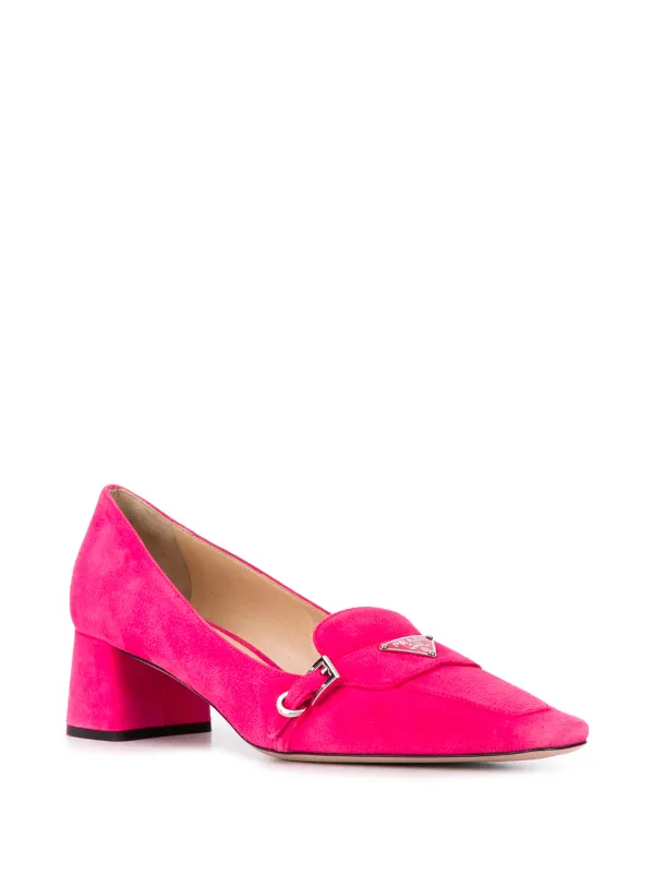 Prada Mocassini Con Punta Quadrata - Farfetch