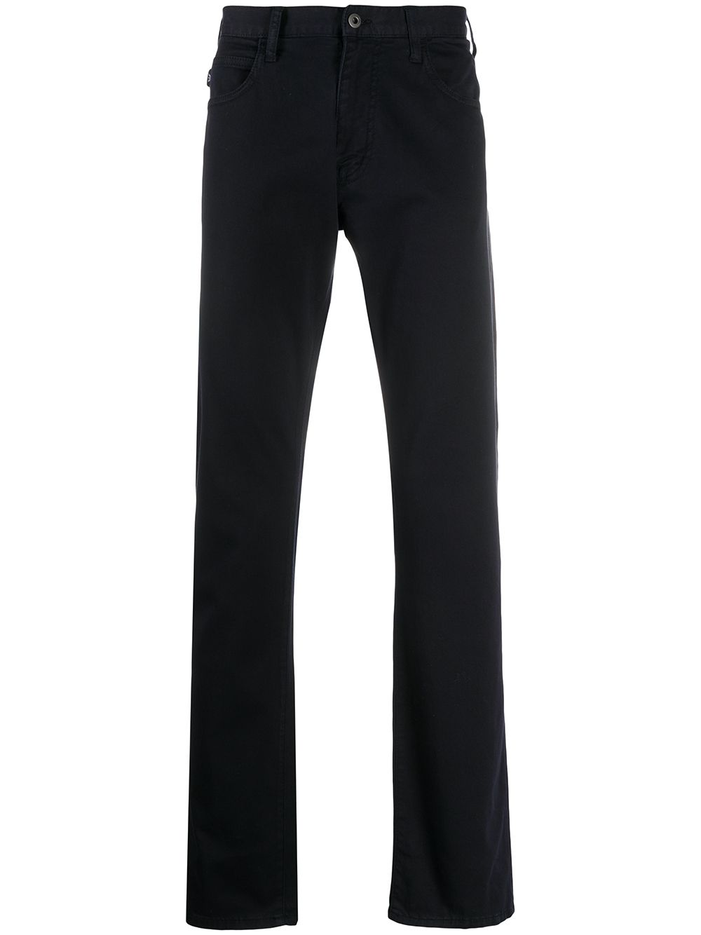 EMPORIO ARMANI MID-RISE STRAIGHT LEG JEANS