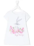 Monnalisa Bugs Bunny graphic printed T-shirt - White
