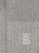 Burberry embroidered monogram ribbed socks