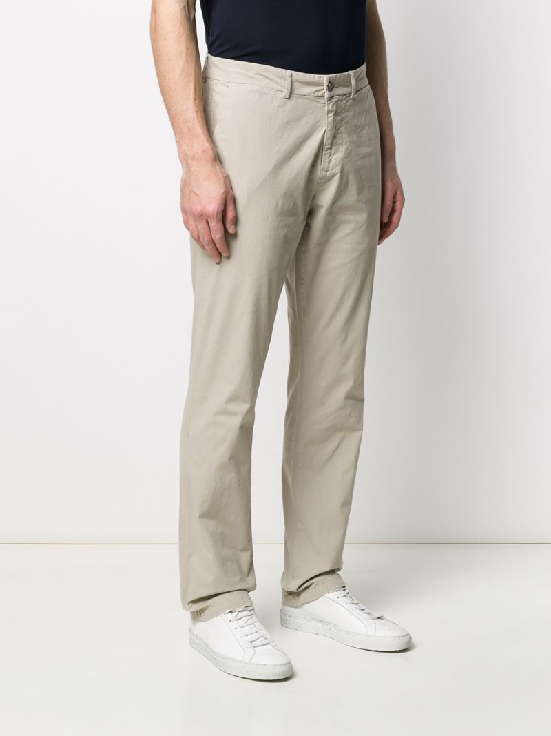 Shop 7 For All Mankind Straight-leg Triousers In Neutrals