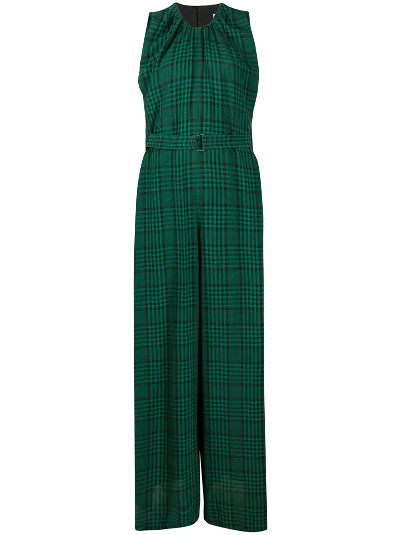 green check jumpsuit