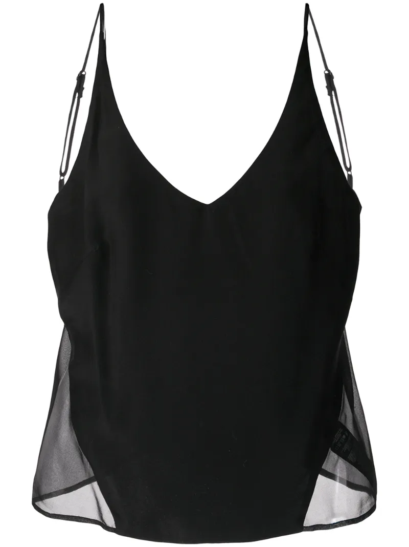 J BRAND LUCY SHEER PANEL CAMISOLE