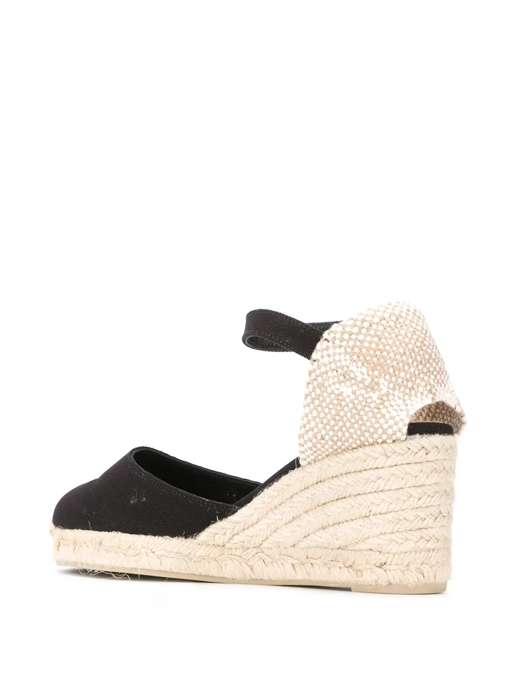  Castañer Mid Wedge Heel Espadrilles - Black 