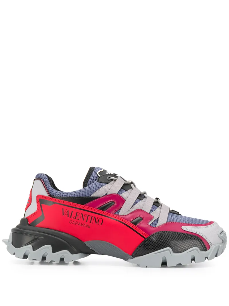 Valentino – Valentino Garavani Climbers sneakers – men – Leather/Polyester/Rubber – 42, 43, 44, 46, 40, 41, 41.5, 42.5 – Grey
