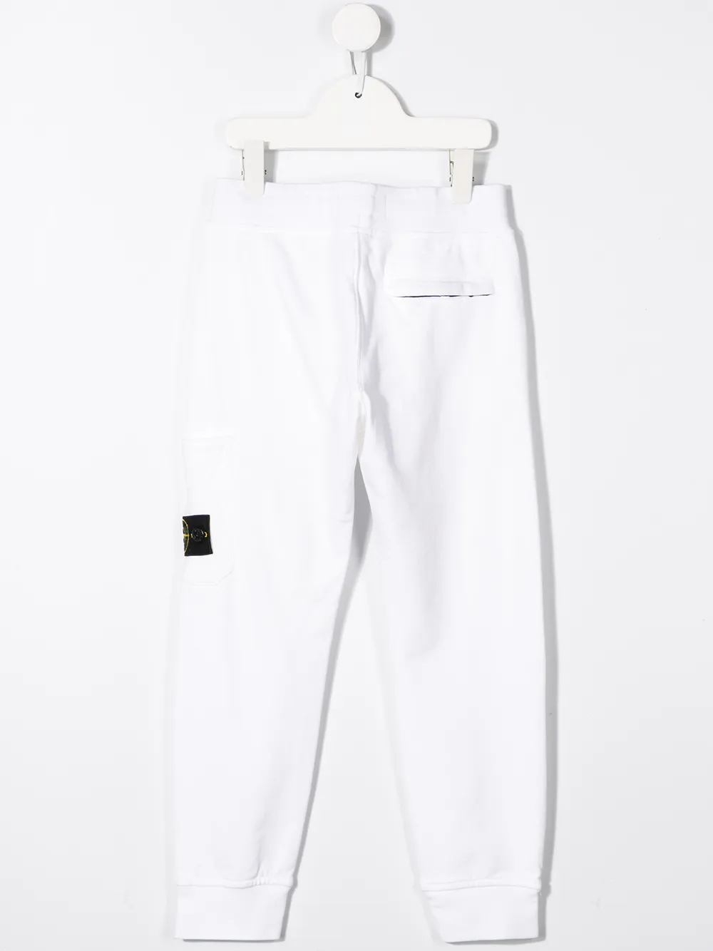 white stone island joggers