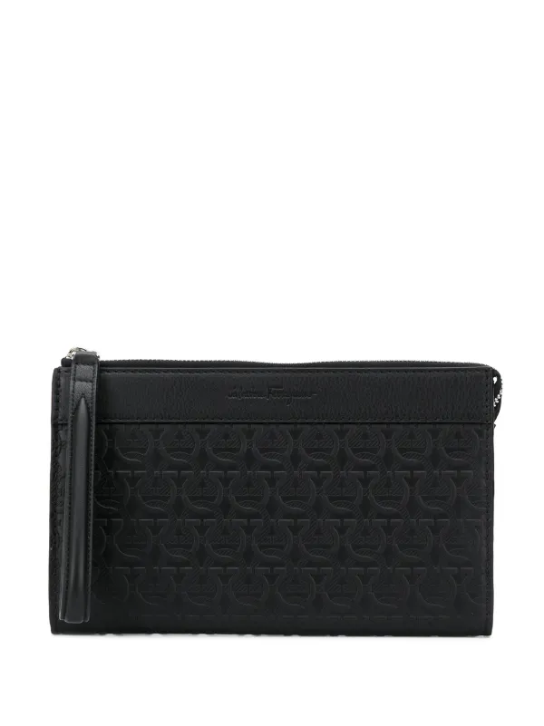 Salvatore Ferragamo Gancini Embossed 