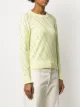 See by Chloé perforated crew-neck jumper