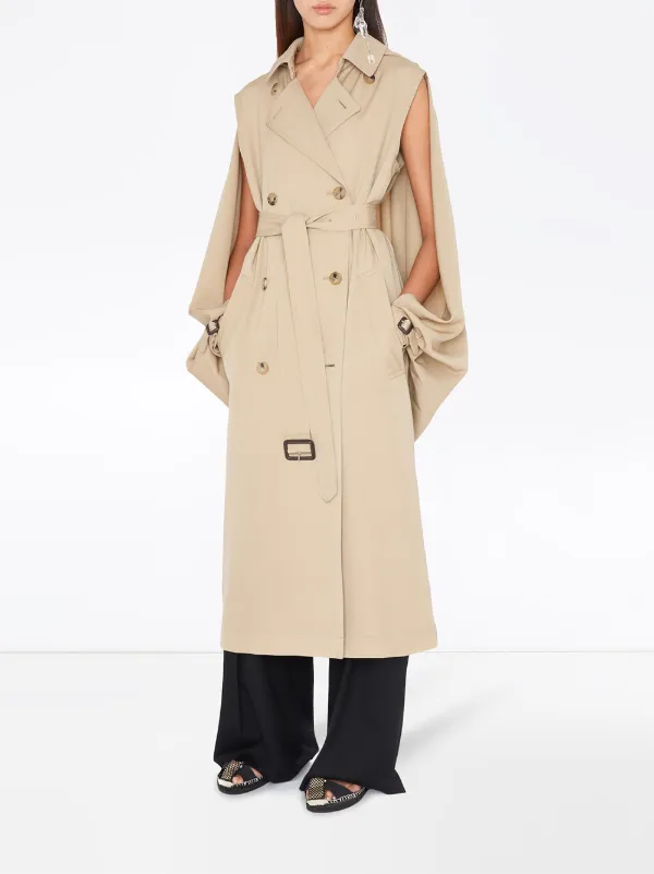 trench coat open