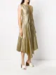 JW Anderson lamé-effect cut-out dress