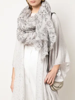 新品 ブルネロクチネリ スパンコール ストール オフホワイト マフラー BRUNELLO CUCINELLI(ブルネロクチネリ) マフラー・ストール