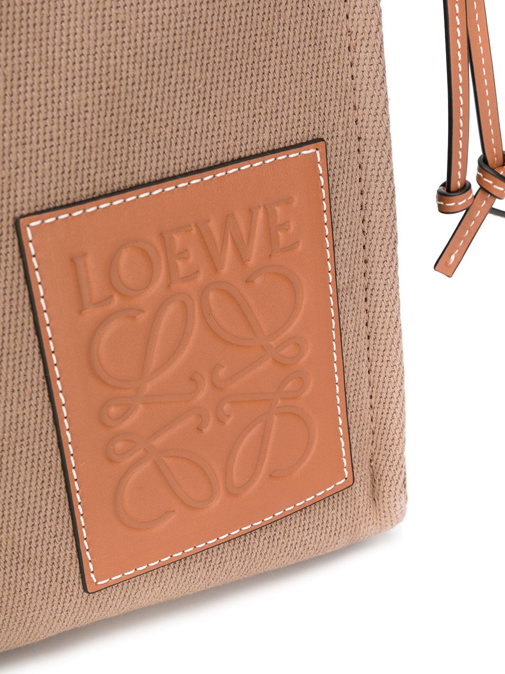 фото Loewe двухцветная сумка-тоут cushion