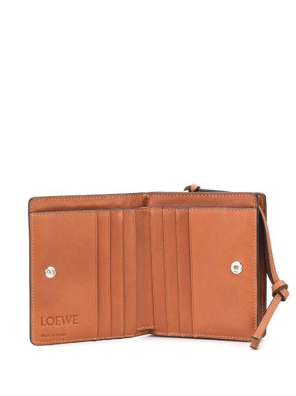 Shop LOEWE brand compact zip wallet 