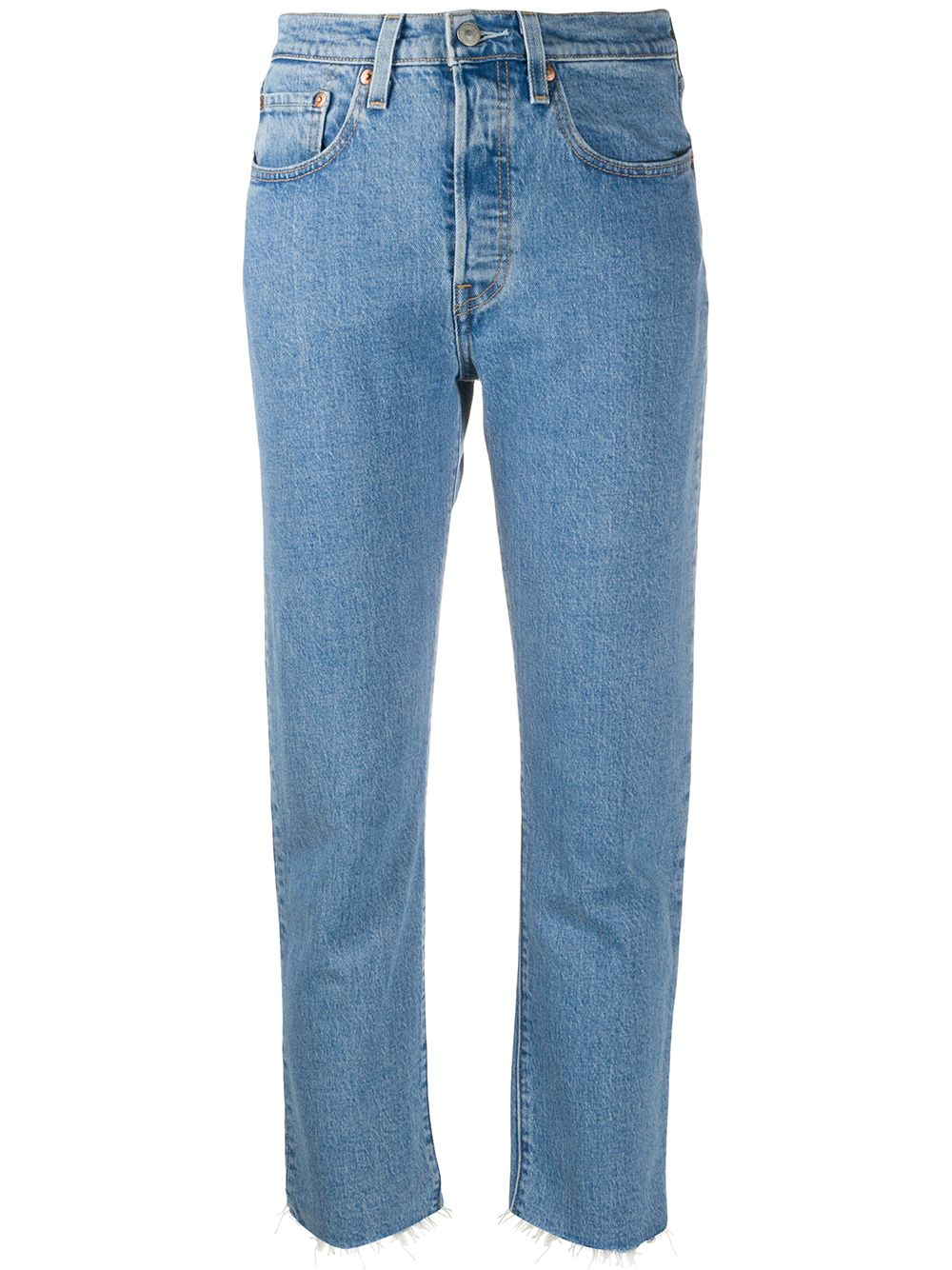 фото Levi's прямые джинсы 501 с завышенной талией