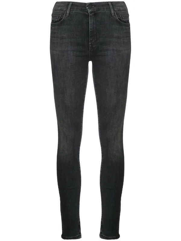 mother high rise skinny jeans