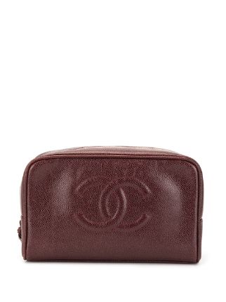 CHANEL Pre-Owned Cosmos Quilted CC Cosmetic Bag - Farfetch