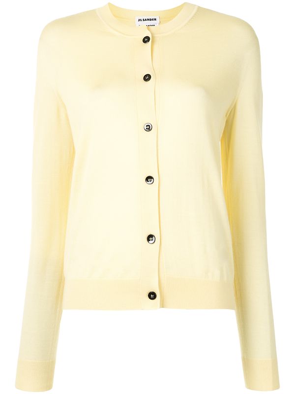 buttoned long cardigan
