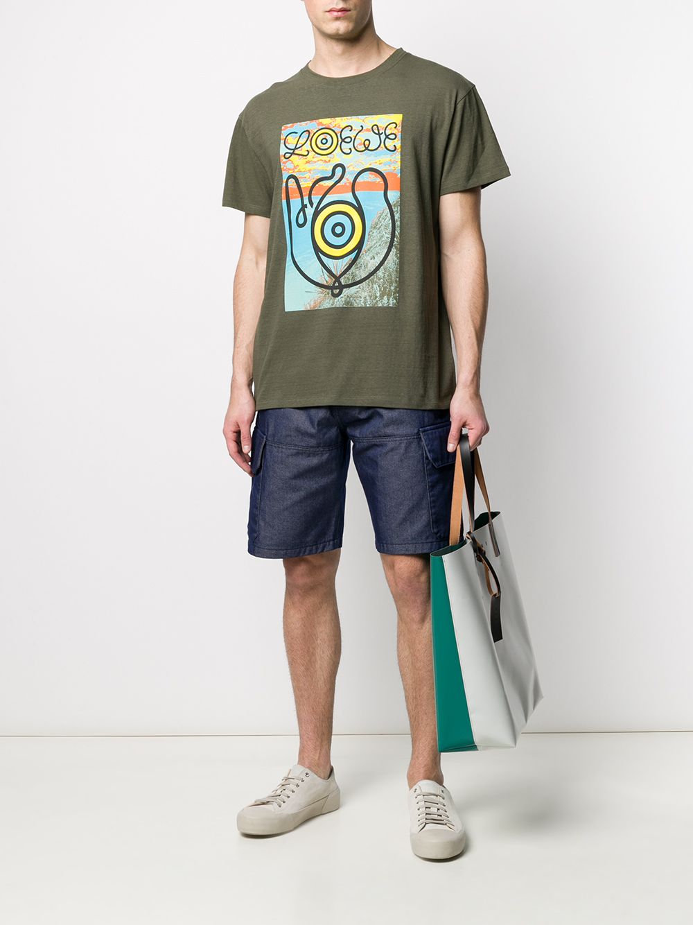 фото Loewe eln print t-shirt