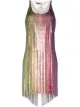 Image 1 of Paco Rabanne rainbow chain mail mini dress